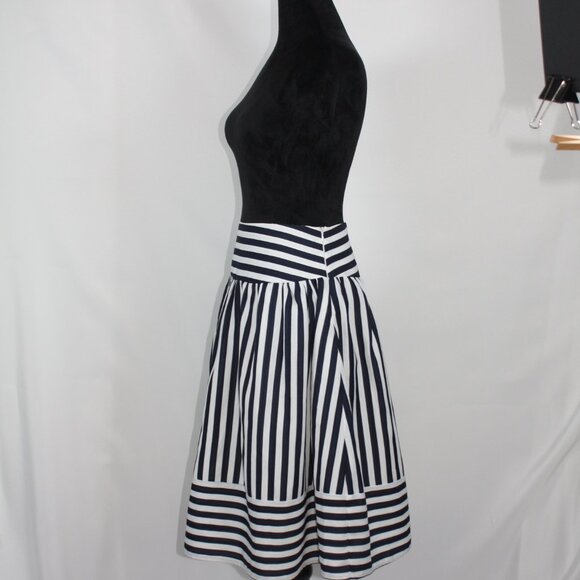 Maeve by Anthropologie Black & White Striped Skirt Size Small - Picture 10 of 12
